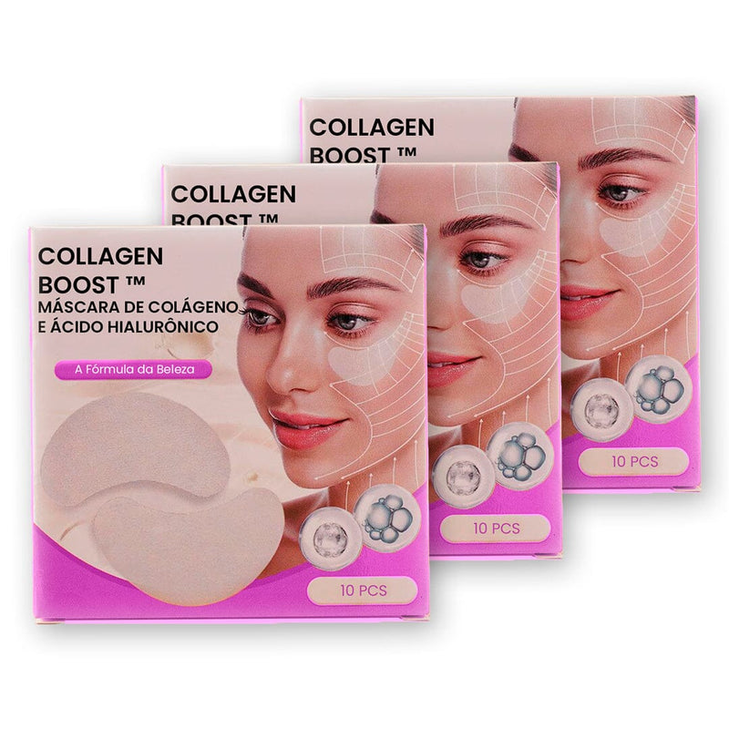 Collagen Boost™ - [Máscara de Colágeno] Loja By News Brasil 30 Unidades (Tratamento de 5 Meses) 