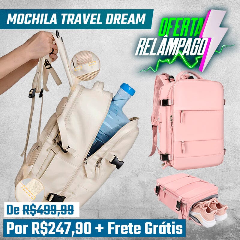Mochila de Viagem Travel Dream– LOJAS MAMAEL.