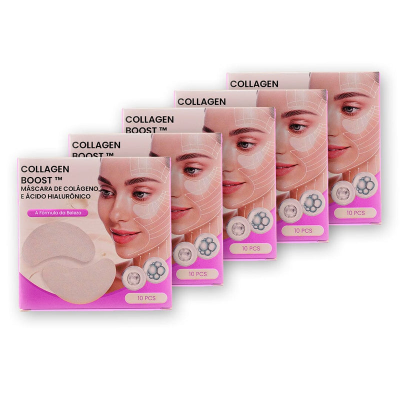 Collagen Boost™ - [Máscara de Colágeno] Loja By News Brasil 50 Unidades (Tratamento de 7 Meses) 