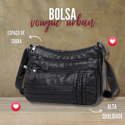 Bolsa Vogue Rotina 0 Loja By News Preta 